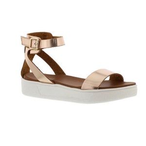 MIA Girls Little Ellen Rose Gold Sandals